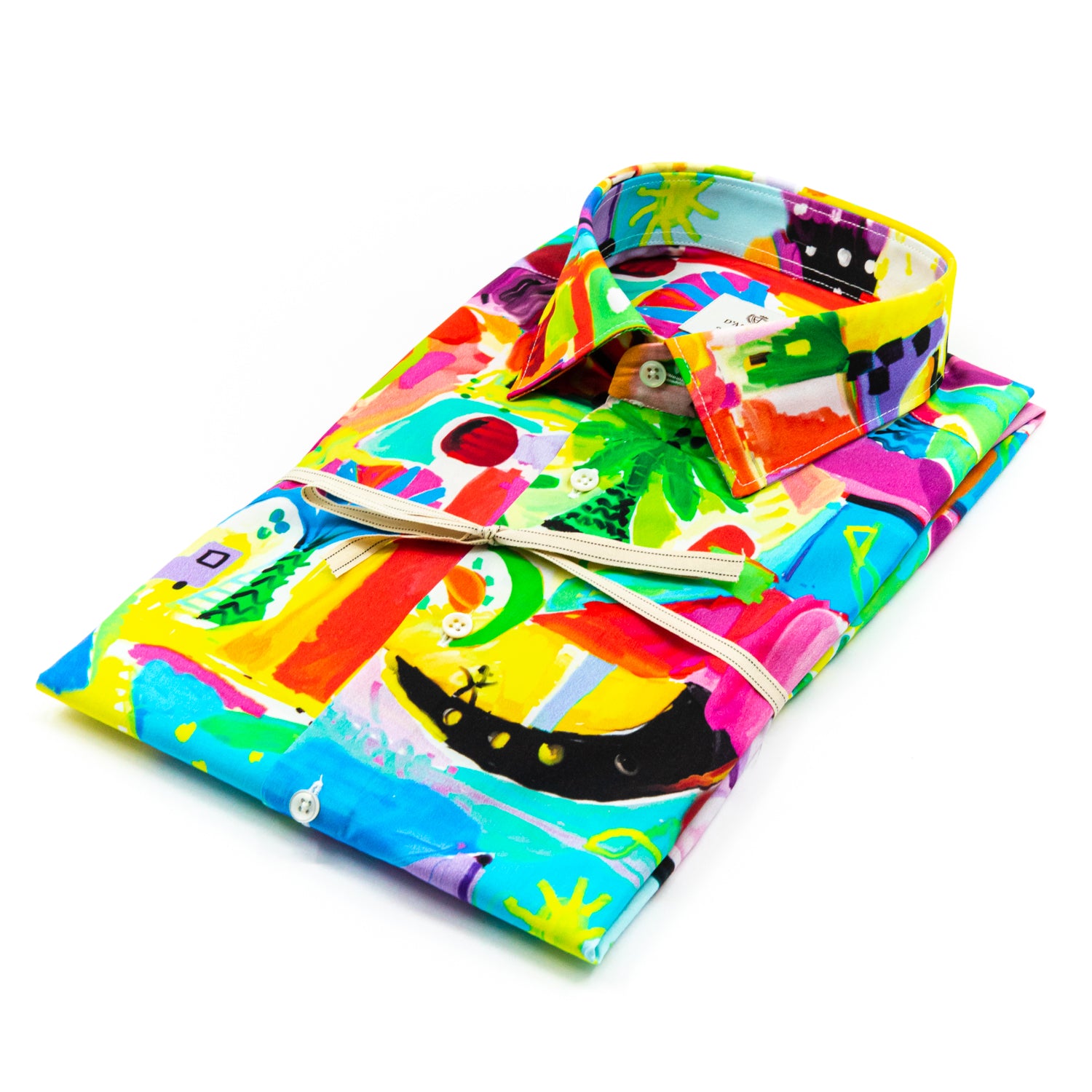 Camicia Fantasia Artistica Multicolor