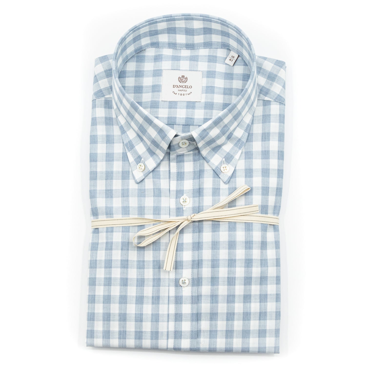 Camicia Quadri Azzurro e Bianco