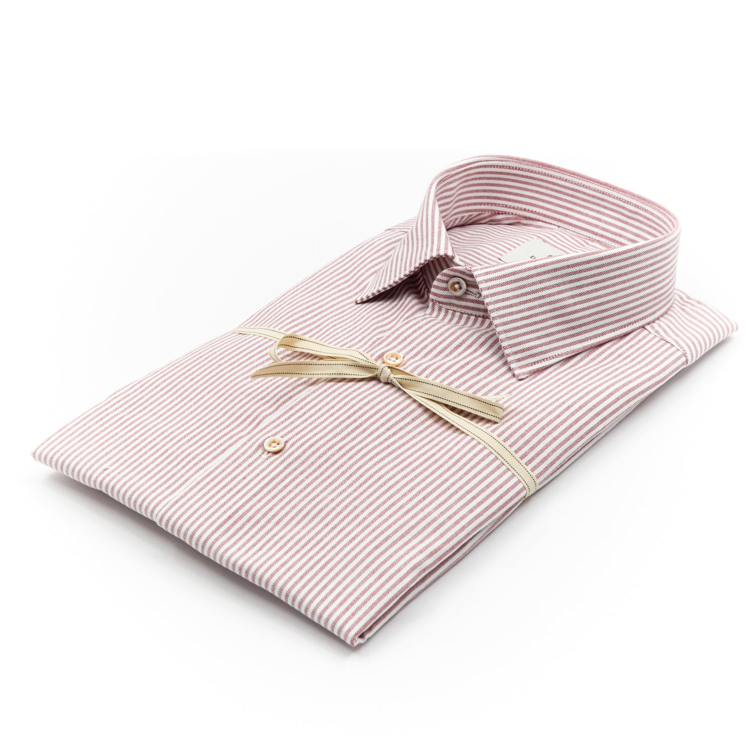 Camicia a Righe Rosso Mattone