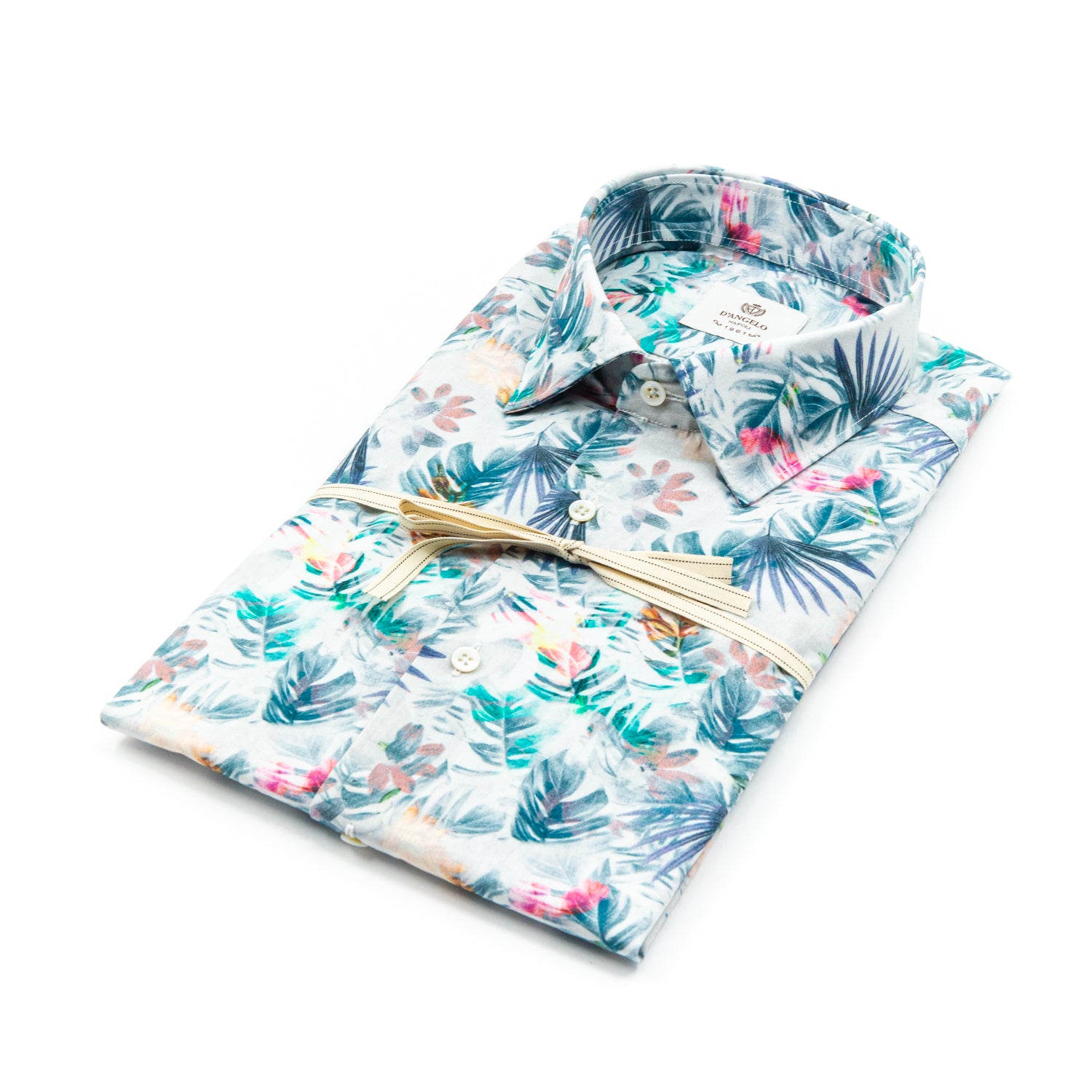 Camicia Fantasia Tropicale Soft Multicolor