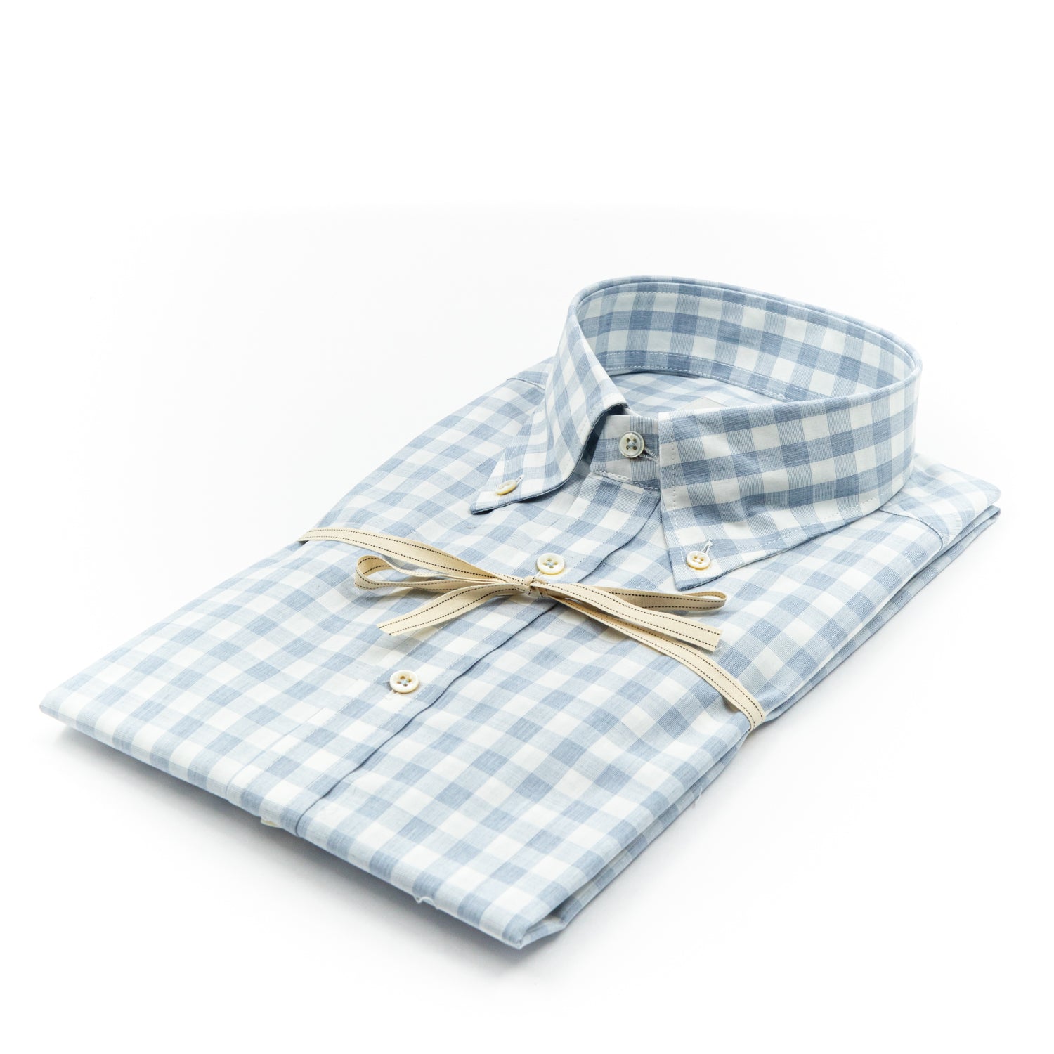 Camicia Quadri Azzurro e Bianco