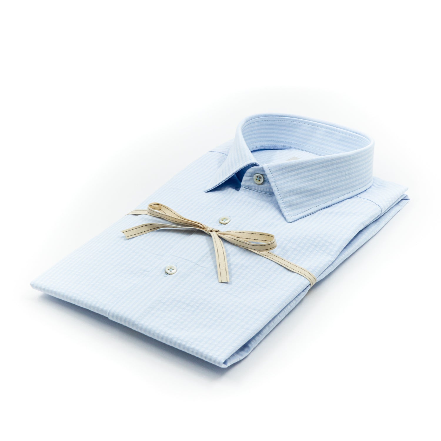 Camicia Azzurra a Righe Sottili