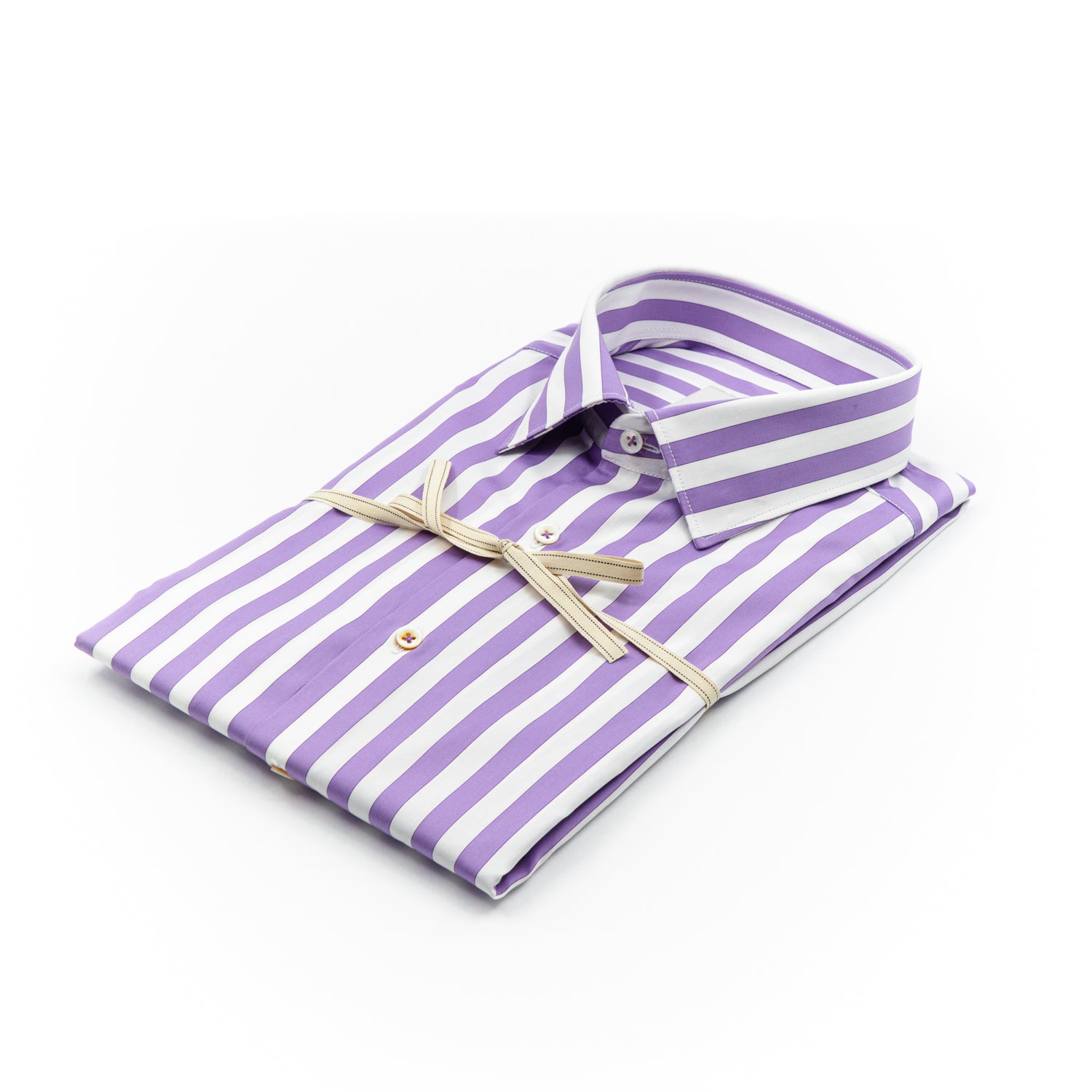 Camicia Righe Viola e Bianco