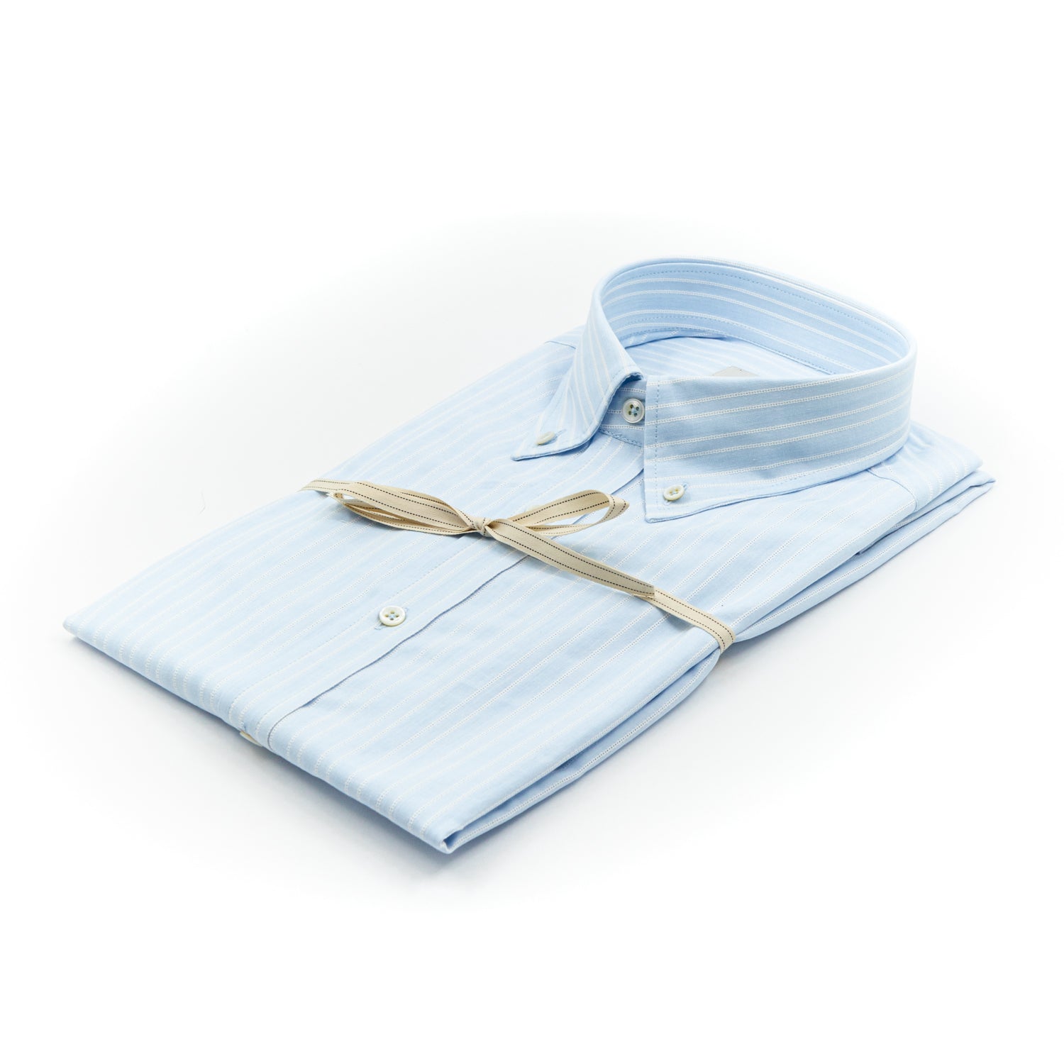 Camicia Azzurra a Righe Sottili