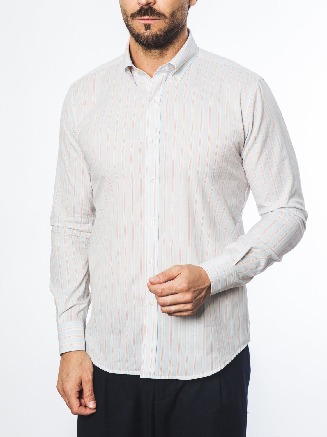 Camicia Riga Multicolor Azzurro e Rosso