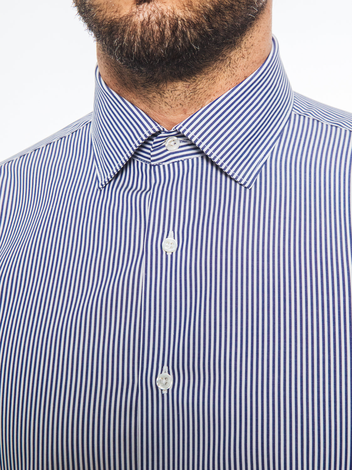 Camicia Blu a Righe Sottili